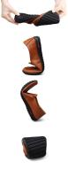 Zapatos deportivos planos para caminar de otoño para hombre de cuero genuino 2020, zapatos de conducción informales transpirables - details 9