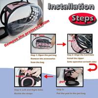 Mochila para Mascotas Transparente y Transpirable Portador de Gatos para Viajes al Aire Libre - details 4