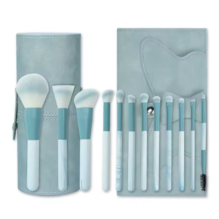 Juego de brochas de maquillaje profesional de 12 piezas - 1