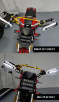 Protectores de Mano para Motocicleta con Luces LED Accesorios de Motocicleta Modificación Equipo de Protección para ATV Bike Off Road Motocross - details 3