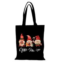 Bolsa de Lona de Navidad Impresa Bolso de Hombro para Mujer Material de Poliéster para Forro - details 8