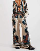 Conjunto de Pantalones de Moda Callejera para Mujer Owwu Estilo Vintage con Manga Larga y Pantalones Anchos Conjunto de Dos Piezas de Tendencia - details 10