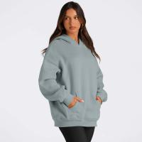 Sudadera con capucha de gran tamaño para mujer, jersey de moda de otoño, sudadera con capucha de gran tamaño, sudadera gruesa con capucha - details 11