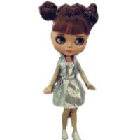 Ropa de muñeca Licca Kids set de moda hecho a mano con abrigo Blythy Sweetpie y falda TUTU para juguetes de 1/6 - details 5