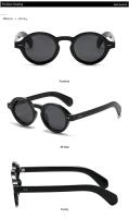 Gafas de Sol Retro con Remaches para Mujeres Lentes Polarizadas UV400 Estilo Punk para Primavera/Verano Deportes y Moda - details 5