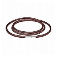 Collar de cordón de cuero negro, cadena de encaje de cuerda de cera con cierre giratorio de acero inoxidable para collares DIY, joyería - details 1