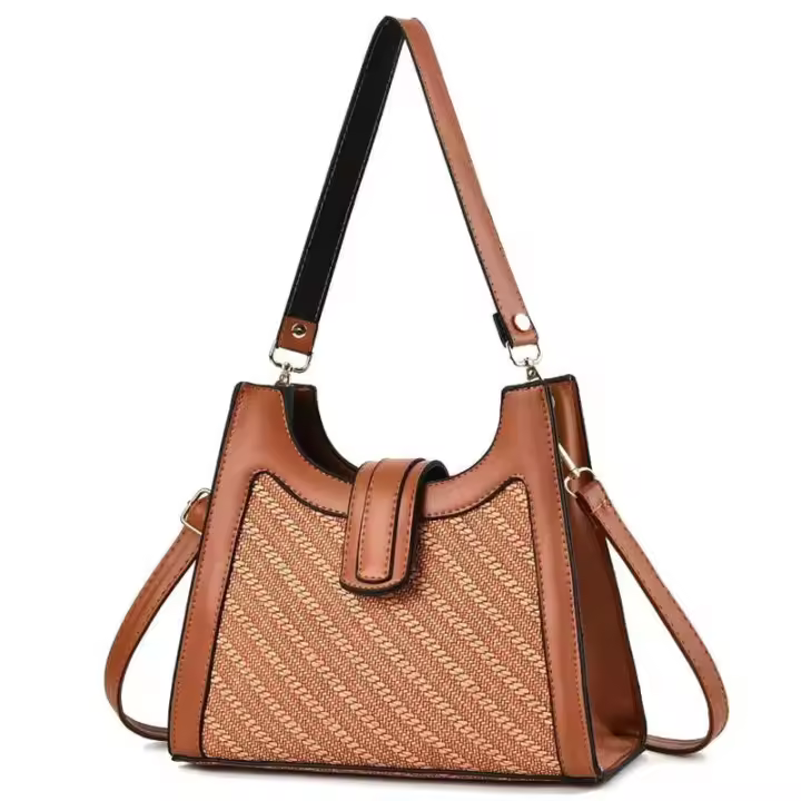 2023 nuevo bolso casual de cuero de lujo de PU con cierre de cremallera bolso de mujer elegante - 1