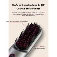 inalámbrico pelo alisado peine iones negativos no dañan el cabello portátil rizador de pelo alisado varilla recta clip de placa de curling recto de doble uso de alto cráneo superior esponjoso dios dispositivo! - details 4