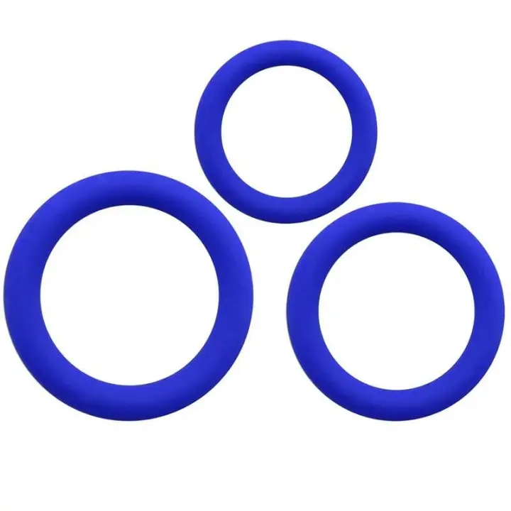 3 uds hombre manga silicona retrasar la eyaculación juguetes anillo productos para adultos juguete sexual para hombres masturbarse - 1