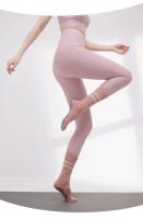 Calcetines de yoga de algodón tipo toalla con rayas de punto de silicona antideslizantes para mujer, cálidos, para pilates, con agarre, tipo tripulación. - details 25