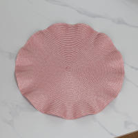 Juego de Placemats Tejidos y Brazo 6 Piezas de Circulo de 15 pulgadas para Mesas de Comedor y Cocina Lavables - details 9