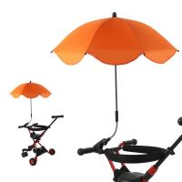 360 °   Paraguas plegable para cochecito de bebé, sombrilla ajustable, sombrilla para cochecito de bebé, protección solar UV para exteriores, toldo para cochecito de bebé - details 3