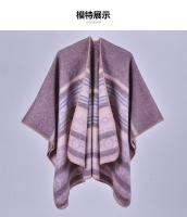 Nuevo chal de otoño e invierno para mujer, imitación retro de Cachemira con abertura, capa gruesa y cálida, chaqueta, estilo pasarela - details 8
