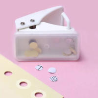 Mini Perforadora Individual Portátil Herramientas de Sujetación de Documentos para Oficina y Estudiantes Adecuada para Scrapbooking y Perforación de Agujeros en Papel - details 7