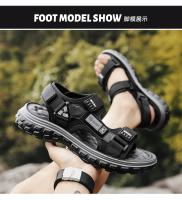 Zapatillas de Cuero Genuino para Hombres Estilo Romano Casuales para Exteriores - details 15
