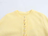TRAFZA-suéter informal elegante y cálido con una hilera de botones para mujer, cárdigan de manga larga de punto decorativo apilado a la moda de primavera - details 14