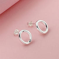 Andara Aretes de Doble Corazón de Plata Esterlina  Accesorio Casual de Ropa con Estilo Europeo y Americano Regalo de Joyería de Vacaciones - details 34