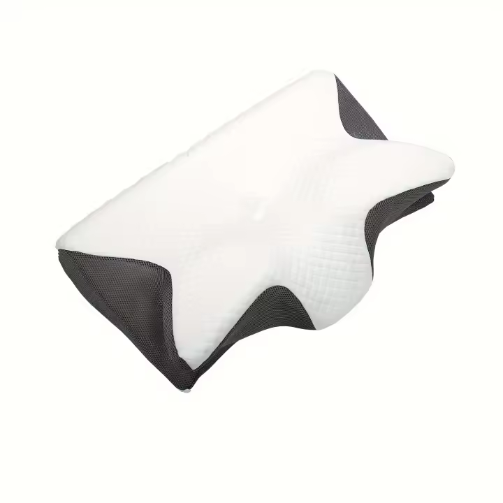Almohada Viscoelástica Cervical 2 En 1, almohadilla Ortopédica Ergonómica Con Contorno, 1 unidad - 1