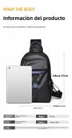 Nueva mochila de gran capacidad para hombre, mochila de viaje, bolsa de viaje ultraligera y ligera, mochila de viaje impermeable para salir. - details 1