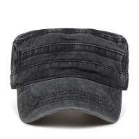 Gorras y sombrero lavados clásicos Vintage con parte superior plana para hombre, gorra ajustable ajustada más gruesa, sombreros militares cálidos de invierno para hombres - details 1