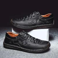 Zapatos informales de cuero hechos a mano para hombre, mocasines de invierno con piel, zapatos cómodos para caminar, zapatos planos para hombre, gran oferta - details 18
