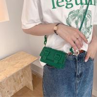 Mini bolso de mensajero pequeño con hebilla de cinturón Retro para mujer, bolso de hombro cuadrado con cadena ligera de cuero PU - details 2