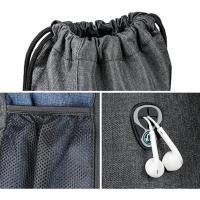 Bolsa de Gimnasio con Cordón Impermeable PE Cremallera - details 1