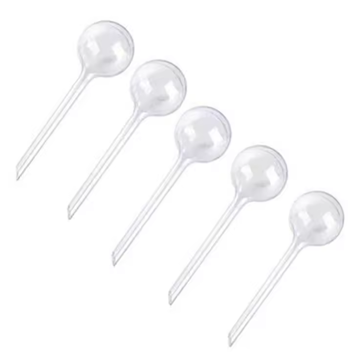 Dispositivo de riego automático, 5 piezas, globos, vacaciones, plantas, maceta, bombillas, jardín, flores, agua por goteo - 1