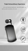 Auriculares inalámbricos Lavalier K68, audífonos de negocios 6 en 1, soporte para reuniones, grabación, MP3, tarjeta TF, reproducción, Bluetooth, micrófono - details 1