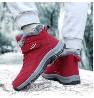 Botas de invierno para hombre y mujer, zapatillas impermeables de cuero Pu, zapatos informales de escalada para hombre, Botas de senderismo al aire libre Unisex, envío rápido - details 21