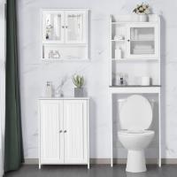 baño Independiente Armario de Almacenamiento con Puerta Doble y Estante Ajustable baño Sala - details 2