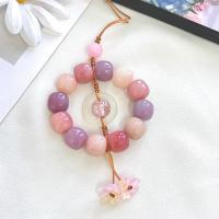 Correa para teléfono con cuentas dulces, correa para la muñeca hecha a mano con cuentas coloridas, cadena para teléfono, decoración, cordón para teléfono móvil para niñas y mujeres - details 3