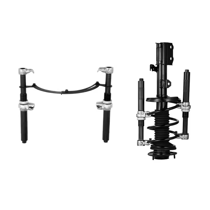 SucceBuy Juego de herramientas para compresor de resorte helicoidal, 2 compresores Macpherson de alta resistencia, capacidad de 2646 libras con soporte de seguridad - 1