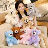 Muñeco de peluche de oso de peluche para niños, pajarita linda, 7 colores, 35cm, recién llegado, regalo - details 9
