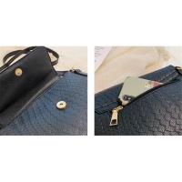 Bolso de Hombro para Mujer Simple Tipo Mensajero con Flap en Cuero PU Bolso Cruzado Casual Negro para Señora - details 19
