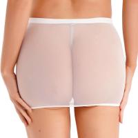 Minifalda BO elástica de tubo transparente para mujer, transparente, con lazo en la cadera, sexy, adecuada para discotecas - details 33