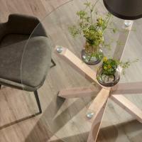 Redonda de comedor de cristal - details 4