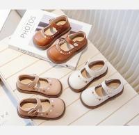 Zapatos de cuero de suela suave para niña, zapatos antideslizantes de princesa para niño, zapatos de flores bordadas para niño, zapatos Mary Jane informales versátiles de primavera - details 3