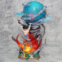 Figuras de acción de Pvc coleccionables, juguetes coleccionables de 25cm, Spirit Bomb, Sou Goku, estatua de Super Saiya, regalo - details 9