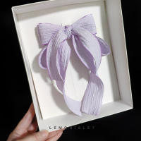 Sombreros con clip de resorte con lazo de cinta de textura importada hechos a mano - details 1
