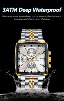 Relojes de hombre de cuarzo con cronógrafo luminoso resistente al agua - details 12
