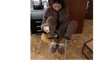 Zapatillas de algodón sucias antideslizantes de invierno a la moda Ins de estilo coreano, plantilla de felpa, nuevo hogar, dormitorio, parejas - details 9