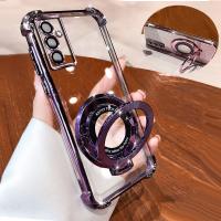Funda suave transparente para Samsung Galaxy A56 A36 A26 A16 A06 A55 A35 A25 A15 A05s A05 A54 A34 A24 A14 Prevención de caídas Soporte magnético Funda protectora de lujo para teléfono - details 2