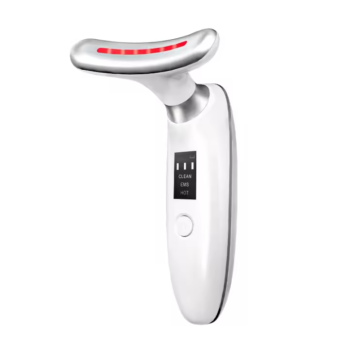 Nuevo producto desalinización pliegues nasolabiales cuello patrón levantamiento hogar facial luz colorida instrumento de belleza reafirmante introducción tratamiento cuello instrumento de belleza - 1