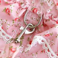 Conjunto de Correa de arnés para Mascotas Ajustable con Encaje Floral Ropa de Perro Linda para Cachorros Accesorios de Arnés para Perros - details 6