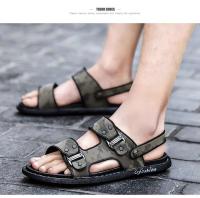 Sandalias planas de los hombres vendedores calientes de la parte inferior dura antideslizante de la tendencia de la moda de alta calidad 2022 originales - details 3