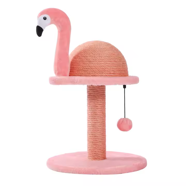 Árbol Rascador de Gato PAWZ Road 32x32x48CM Postes rascadores de flamenco creativos árbol de gato elegante pequeño tipo de animal para China - 1