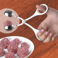 Herramienta de fabricación de bolas de carne, Clip de acero inoxidable, cuchara moldeadora de bolas redondas - details 10