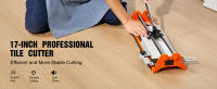 SucceBuy Cortador de Azulejos Manual, Cortador de Cerámica de Porcelana con Rueda de Carburo de Tungsteno, Posicionamiento por Infrarrojos, Pies Antideslizantes, Rieles duraderos para Profesionales y Principiantes - details 0