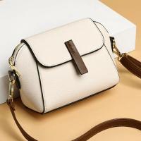 Bolso De Hombro Casual En Cuero PU Para Mujer Color Sólido Bolso Cruzado Con Cierre De Hebilla Y Cremallera - details 1